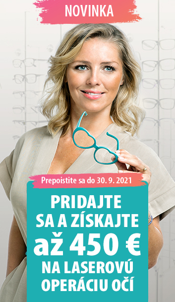 pridajte sa a získajte až 450€ na laserovú operáciu očí